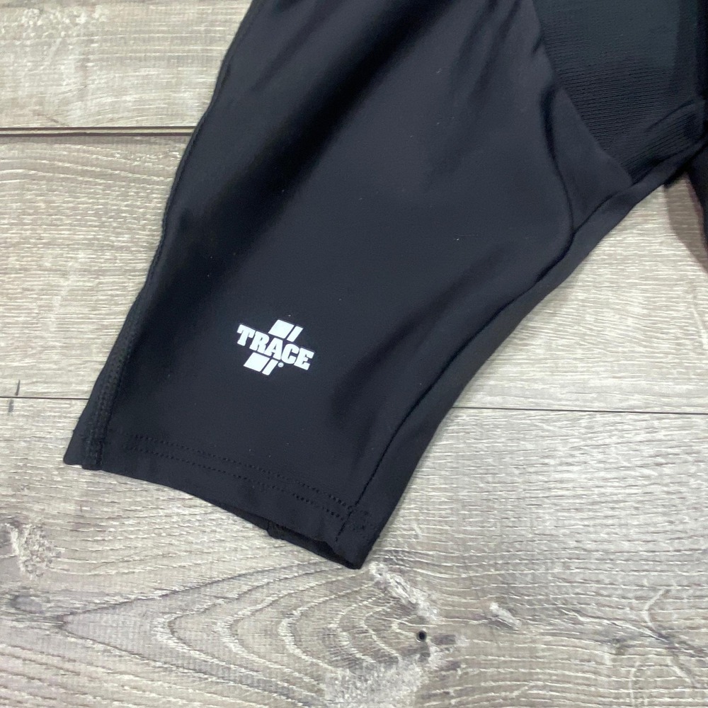 Trace Slider Shorts Mens Small Black Baseball Padded Compression Cup Pocket - Picture 2 of 8